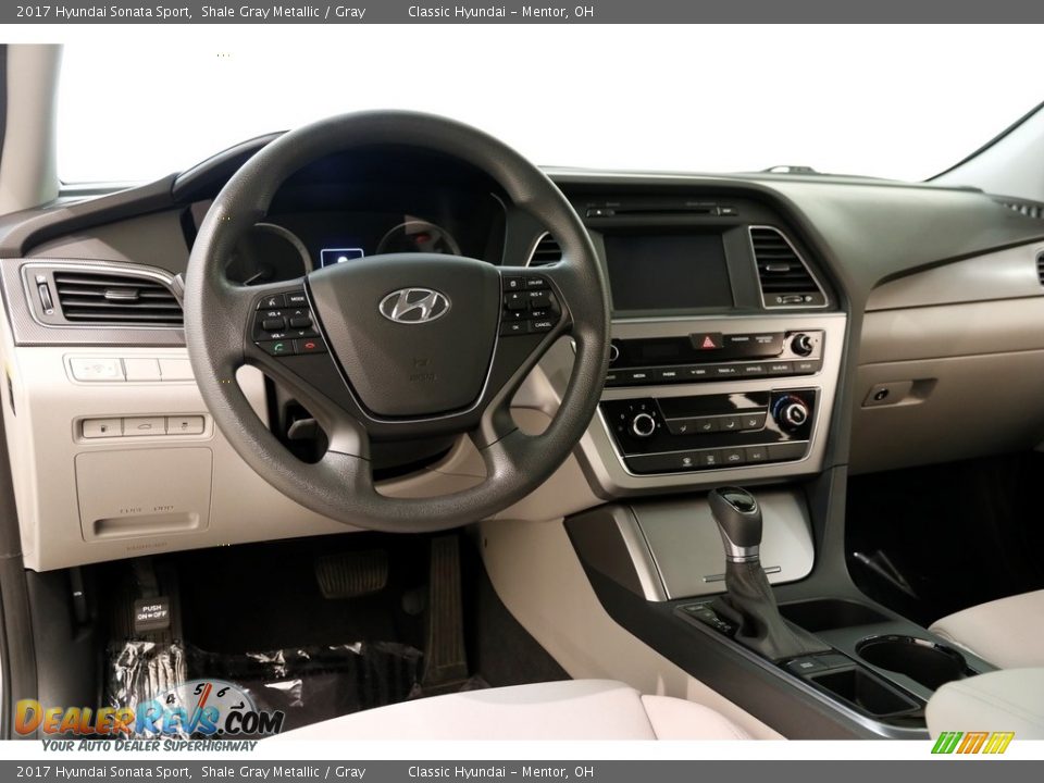 2017 Hyundai Sonata Sport Shale Gray Metallic / Gray Photo #6