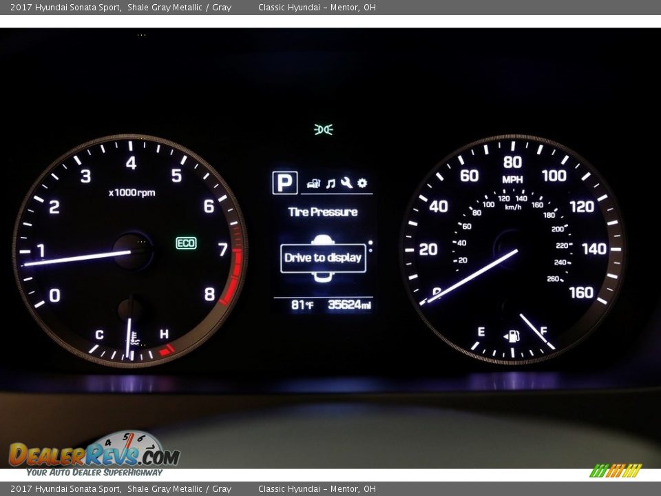 2017 Hyundai Sonata Sport Shale Gray Metallic / Gray Photo #8