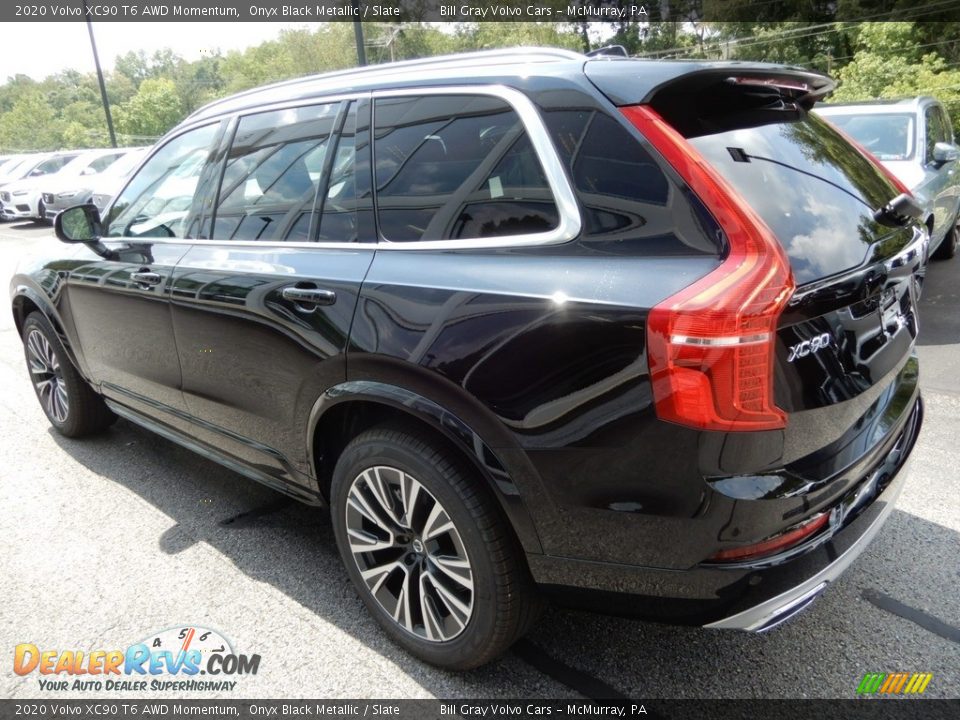 2020 Volvo XC90 T6 AWD Momentum Onyx Black Metallic / Slate Photo #4