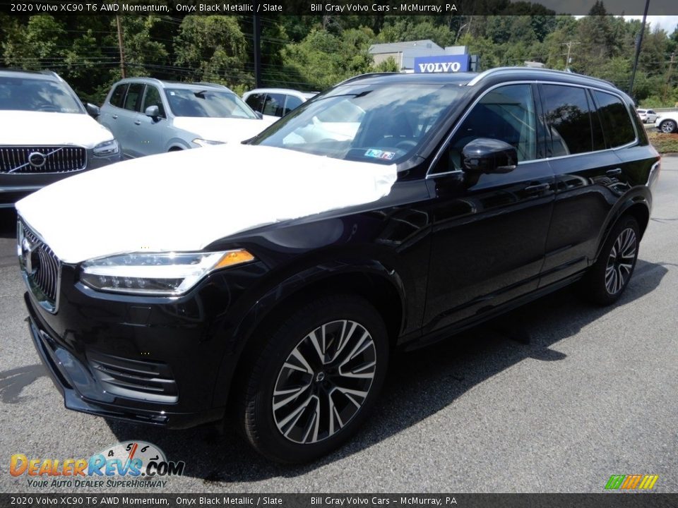 2020 Volvo XC90 T6 AWD Momentum Onyx Black Metallic / Slate Photo #5