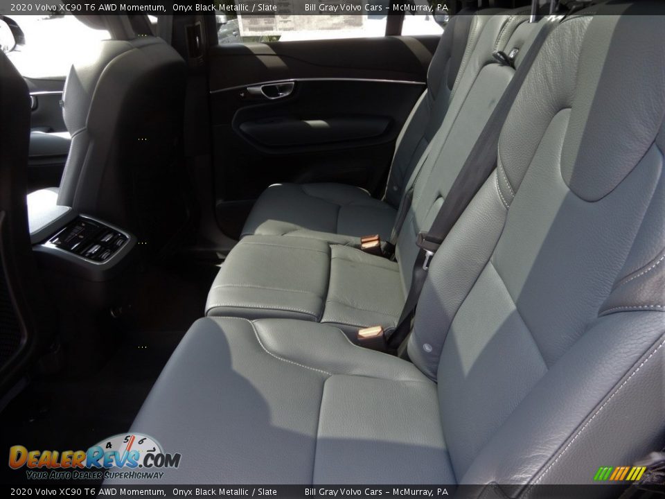 2020 Volvo XC90 T6 AWD Momentum Onyx Black Metallic / Slate Photo #8