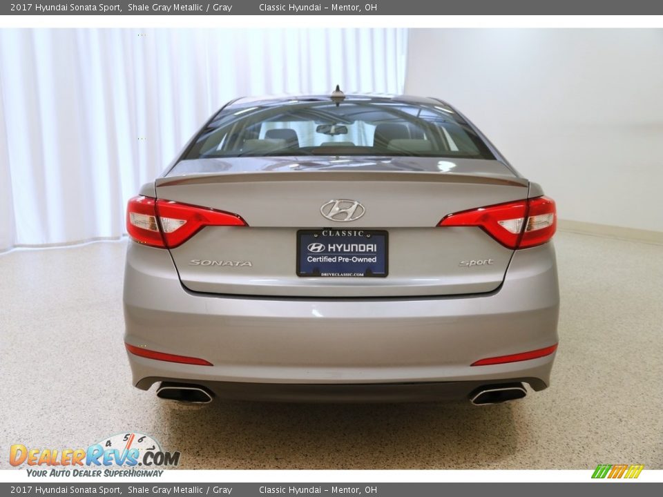 2017 Hyundai Sonata Sport Shale Gray Metallic / Gray Photo #18