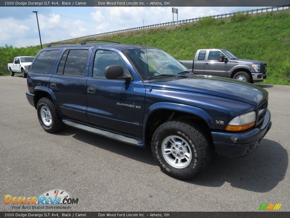 2000 Dodge Durango SLT 4x4 Black / Camel Photo #2