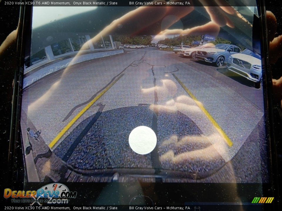 2020 Volvo XC90 T6 AWD Momentum Onyx Black Metallic / Slate Photo #14