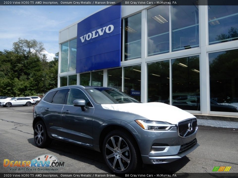 Front 3/4 View of 2020 Volvo XC60 T5 AWD Inscription Photo #1