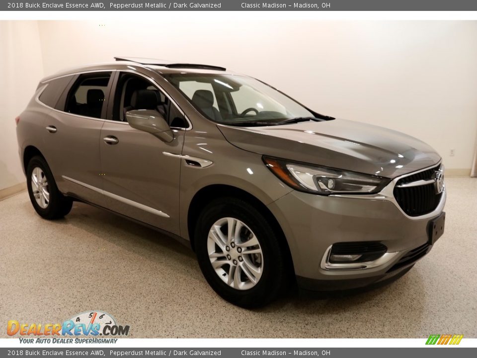 2018 Buick Enclave Essence AWD Pepperdust Metallic / Dark Galvanized Photo #1