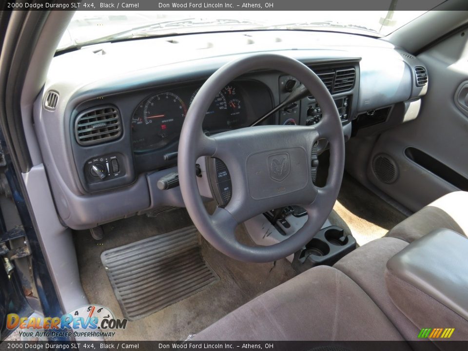 2000 Dodge Durango SLT 4x4 Black / Camel Photo #17