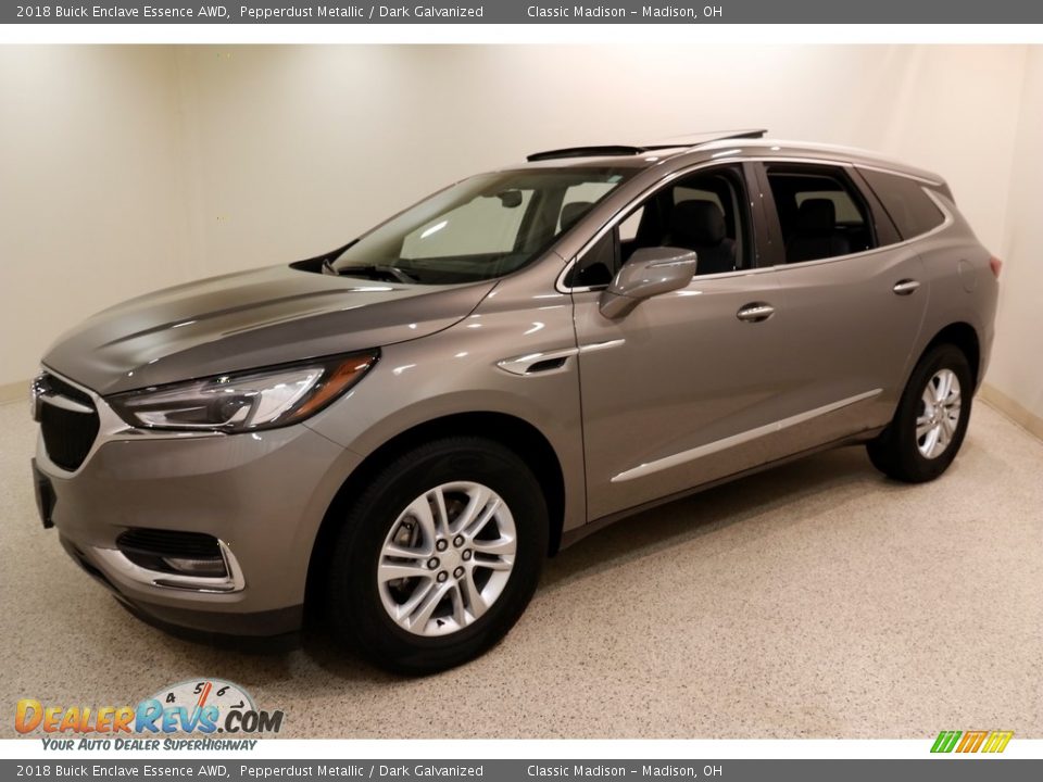 2018 Buick Enclave Essence AWD Pepperdust Metallic / Dark Galvanized Photo #3