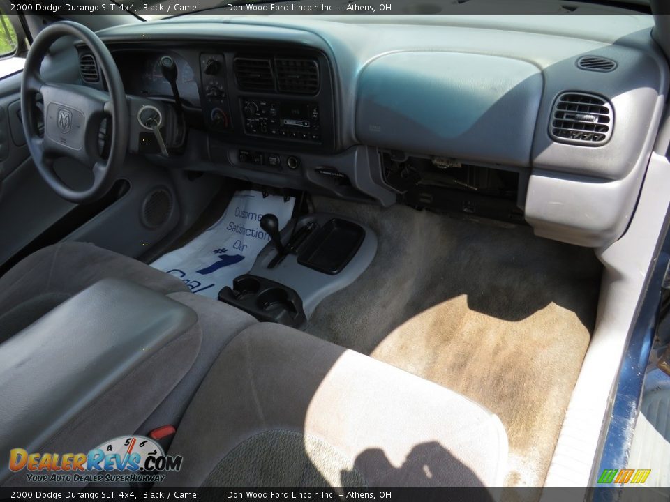 2000 Dodge Durango SLT 4x4 Black / Camel Photo #25