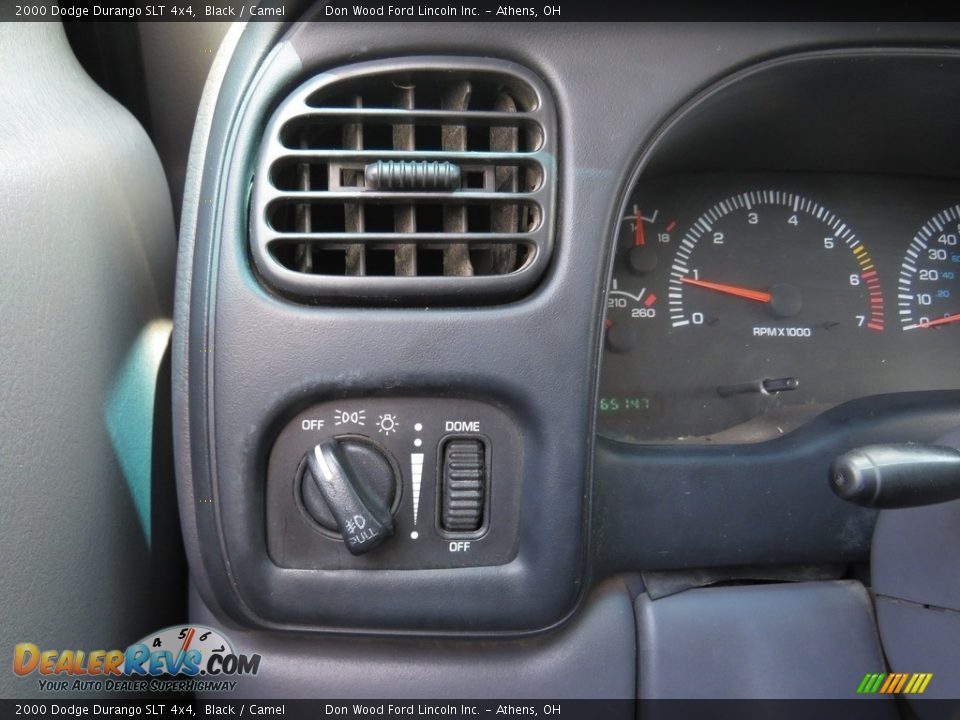 2000 Dodge Durango SLT 4x4 Black / Camel Photo #32