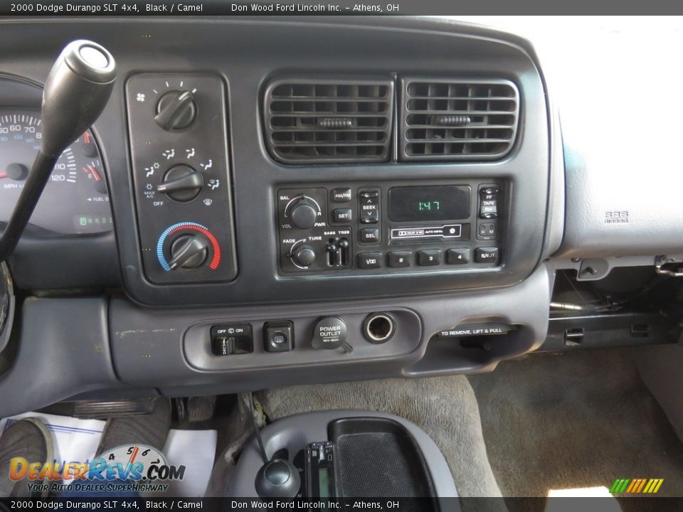 2000 Dodge Durango SLT 4x4 Black / Camel Photo #34