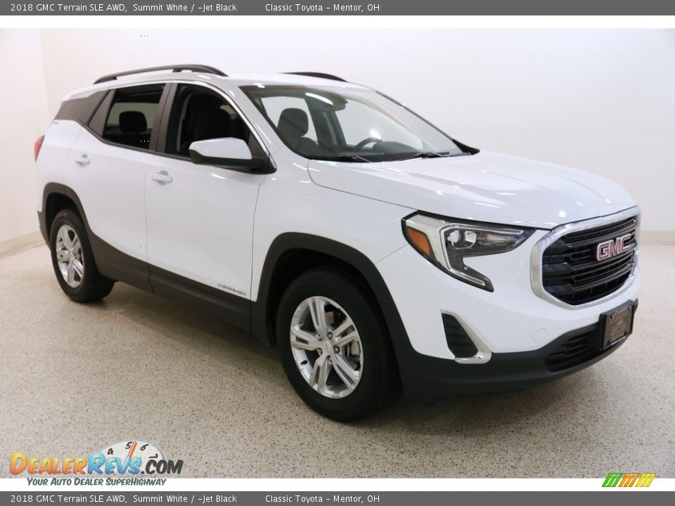 2018 GMC Terrain SLE AWD Summit White / ­Jet Black Photo #1