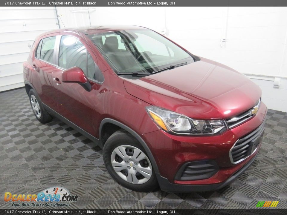 2017 Chevrolet Trax LS Crimson Metallic / Jet Black Photo #3