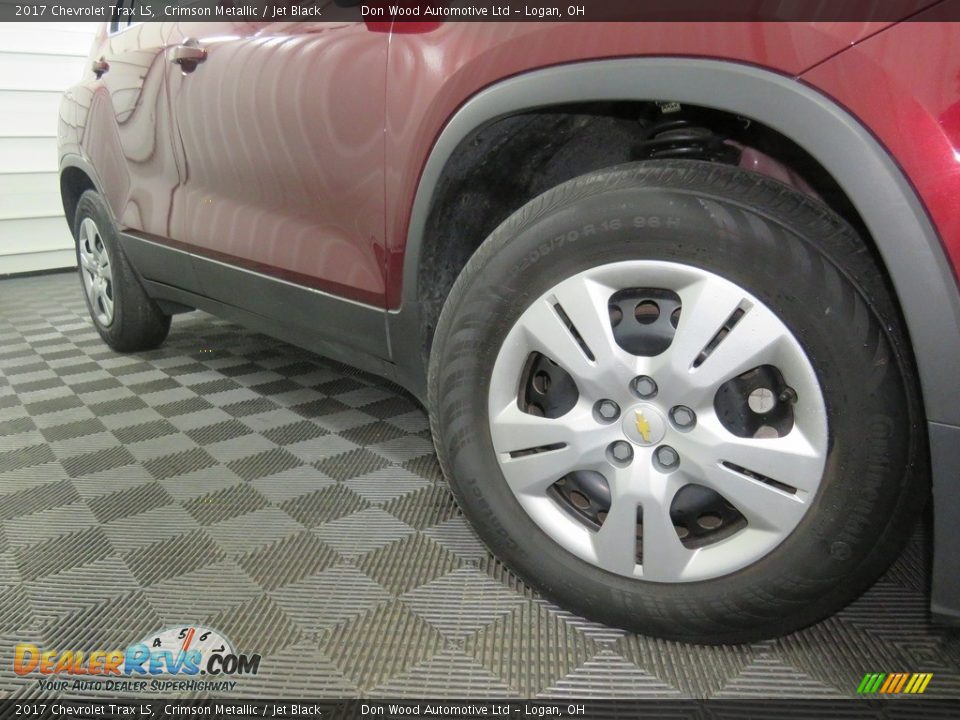 2017 Chevrolet Trax LS Crimson Metallic / Jet Black Photo #4