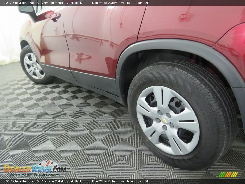 2017 Chevrolet Trax LS Crimson Metallic / Jet Black Photo #10