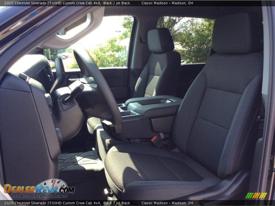 2020 Chevrolet Silverado 2500HD Custom Crew Cab 4x4 Black / Jet Black Photo #3