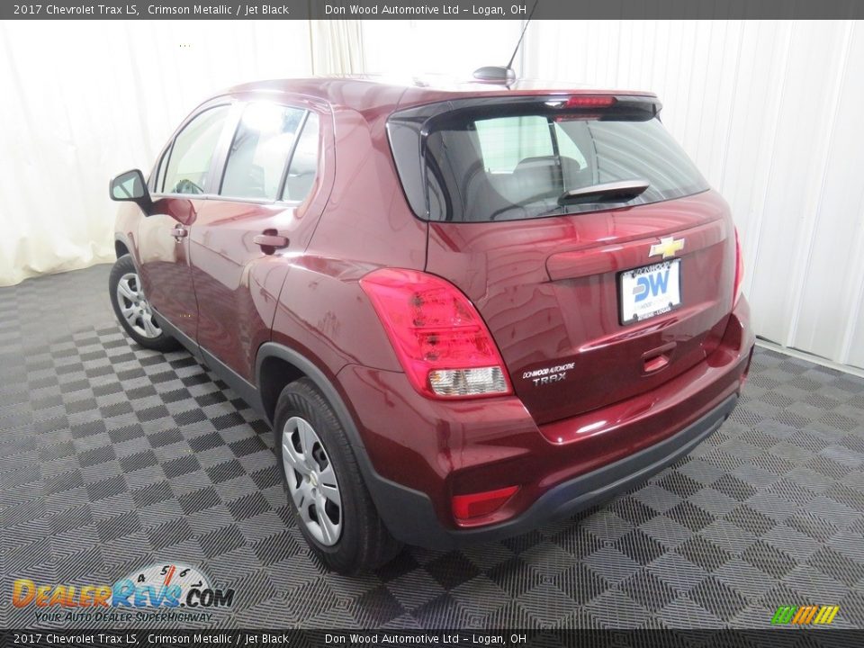 2017 Chevrolet Trax LS Crimson Metallic / Jet Black Photo #11