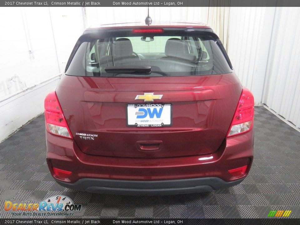 2017 Chevrolet Trax LS Crimson Metallic / Jet Black Photo #12
