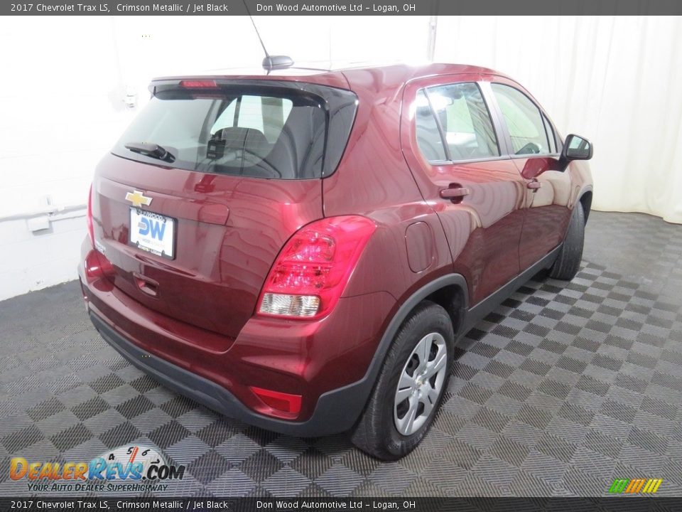 2017 Chevrolet Trax LS Crimson Metallic / Jet Black Photo #15