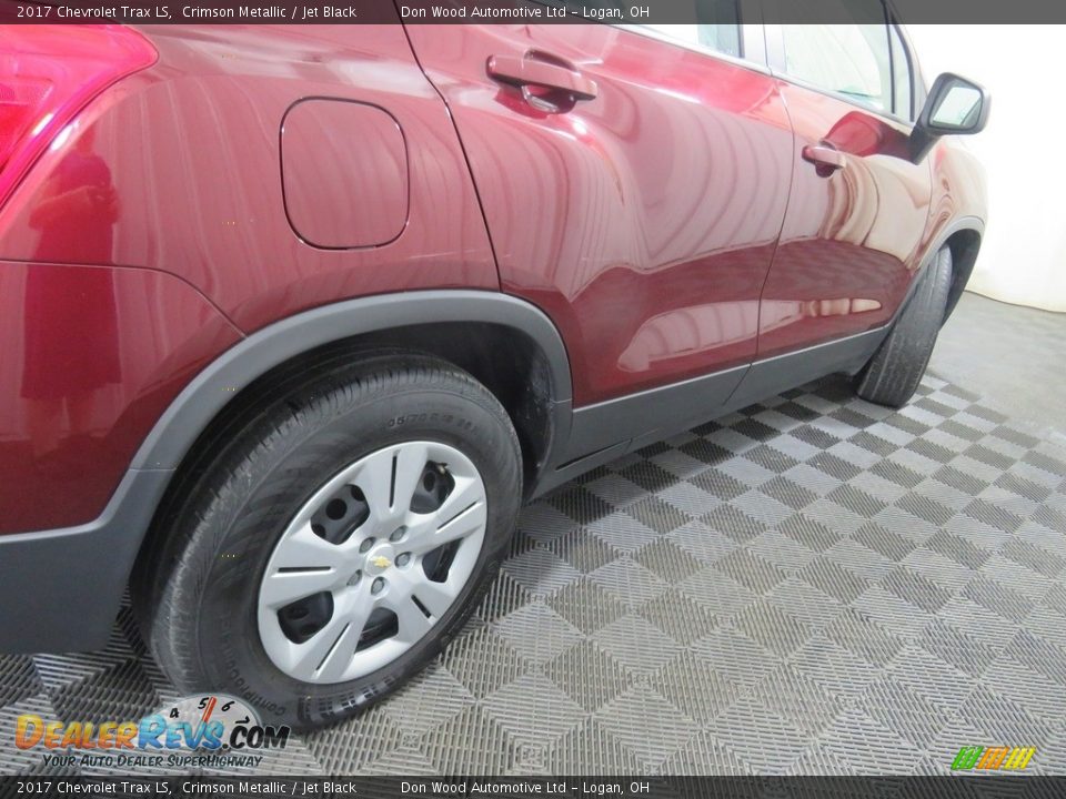 2017 Chevrolet Trax LS Crimson Metallic / Jet Black Photo #16
