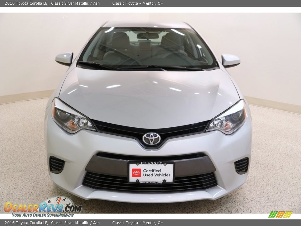 2016 Toyota Corolla LE Classic Silver Metallic / Ash Photo #2