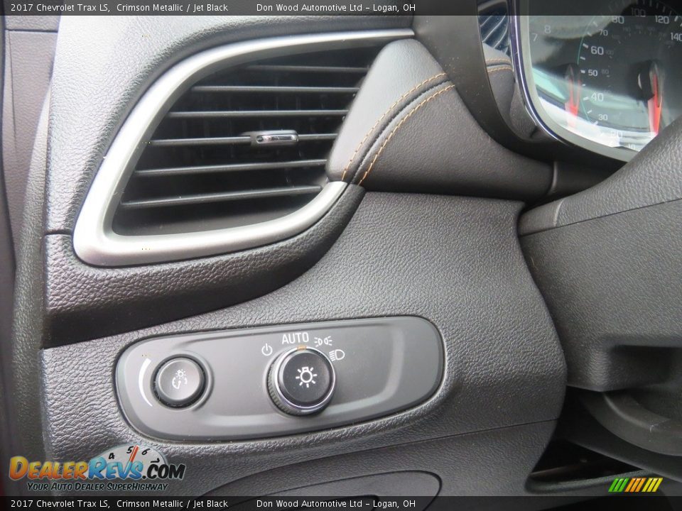 2017 Chevrolet Trax LS Crimson Metallic / Jet Black Photo #19