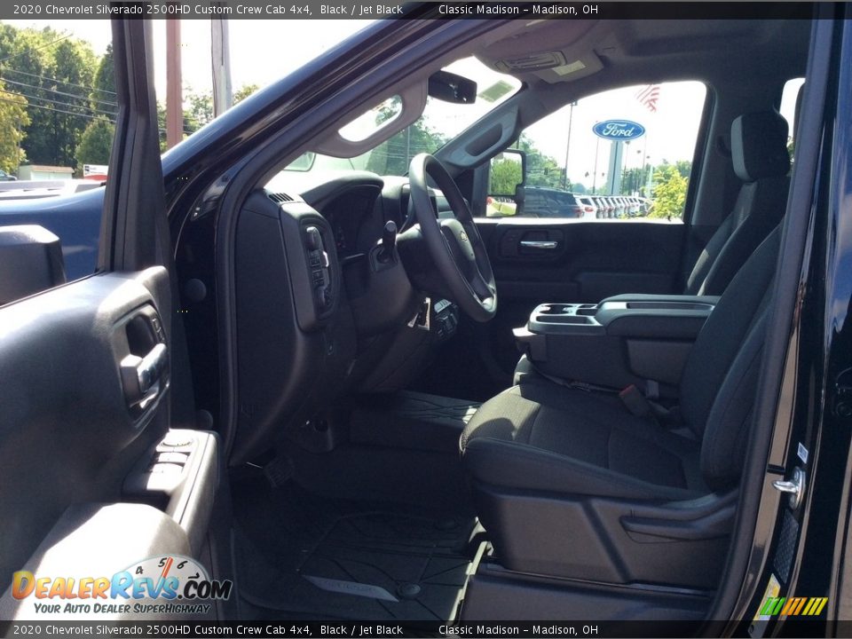 2020 Chevrolet Silverado 2500HD Custom Crew Cab 4x4 Black / Jet Black Photo #11