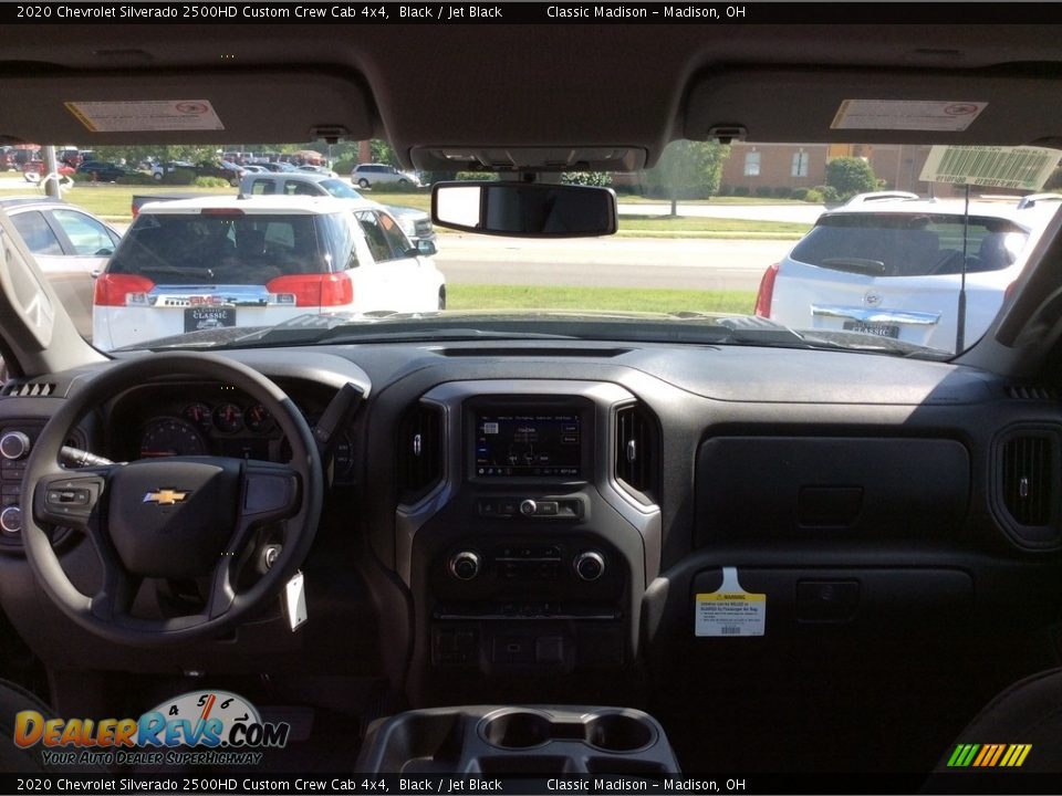 2020 Chevrolet Silverado 2500HD Custom Crew Cab 4x4 Black / Jet Black Photo #12