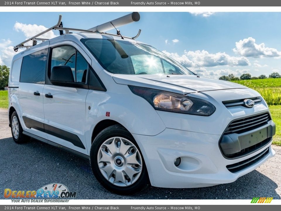 2014 Ford Transit Connect XLT Van Frozen White / Charcoal Black Photo #1