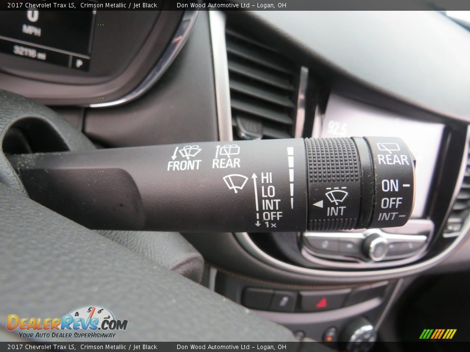 2017 Chevrolet Trax LS Crimson Metallic / Jet Black Photo #24