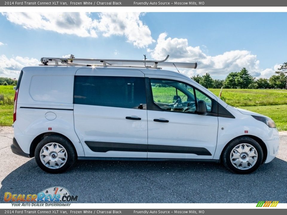 2014 Ford Transit Connect XLT Van Frozen White / Charcoal Black Photo #3