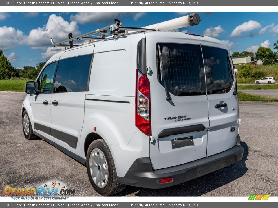 2014 Ford Transit Connect XLT Van Frozen White / Charcoal Black Photo #6