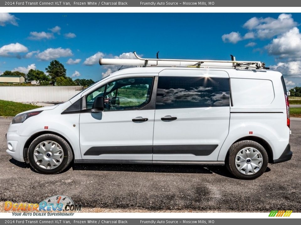 2014 Ford Transit Connect XLT Van Frozen White / Charcoal Black Photo #7