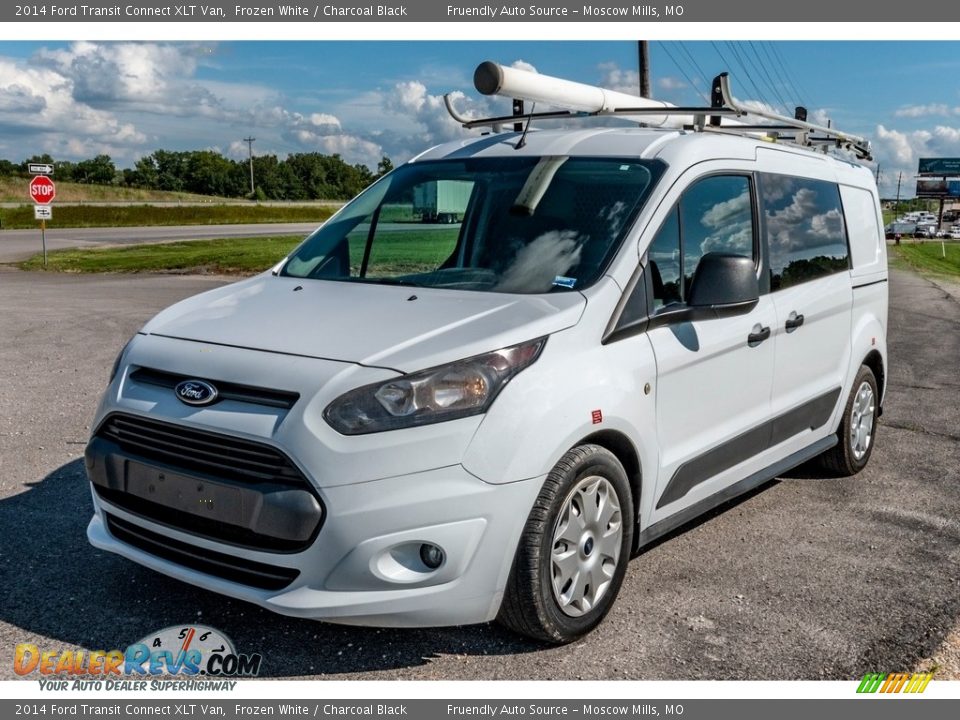 2014 Ford Transit Connect XLT Van Frozen White / Charcoal Black Photo #8