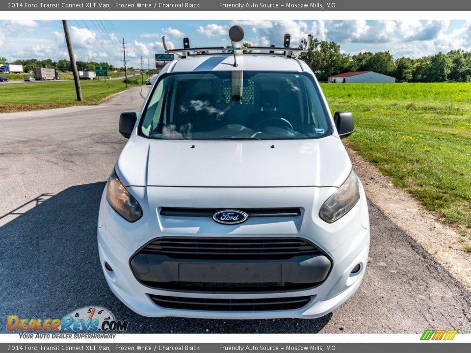 2014 Ford Transit Connect XLT Van Frozen White / Charcoal Black Photo #9