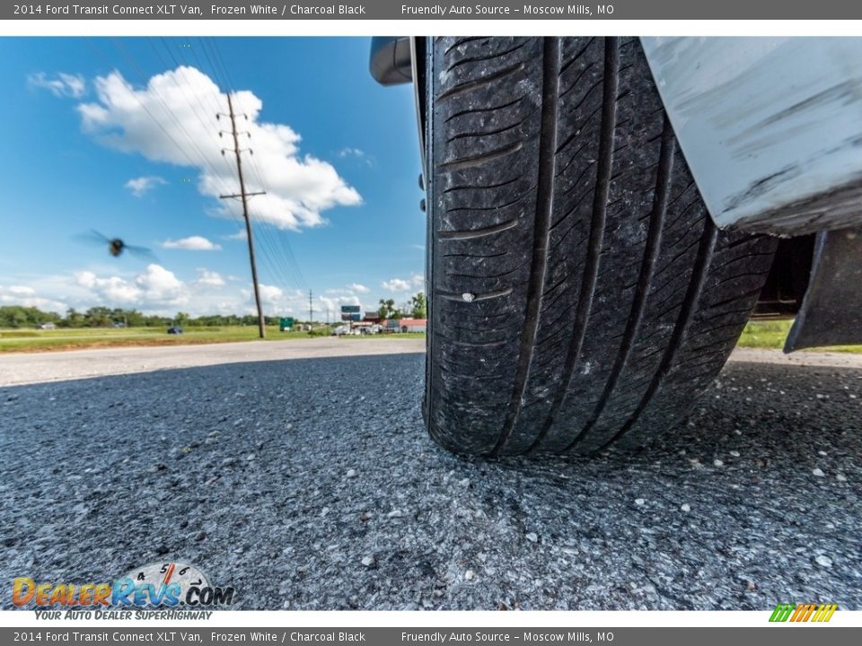 2014 Ford Transit Connect XLT Van Frozen White / Charcoal Black Photo #11