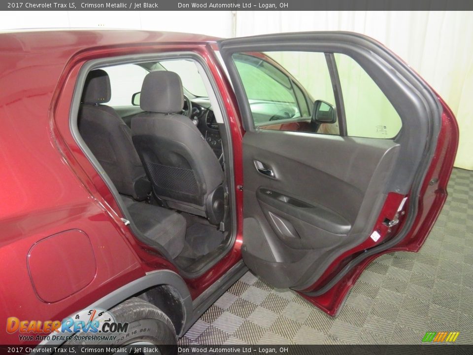 2017 Chevrolet Trax LS Crimson Metallic / Jet Black Photo #35