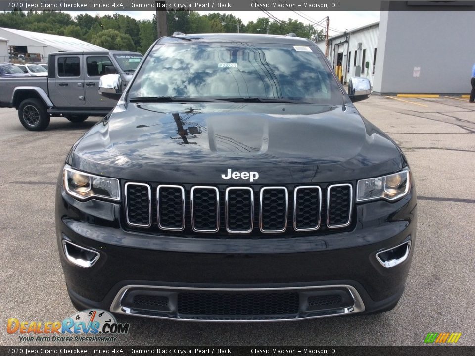 2020 Jeep Grand Cherokee Limited 4x4 Diamond Black Crystal Pearl / Black Photo #4