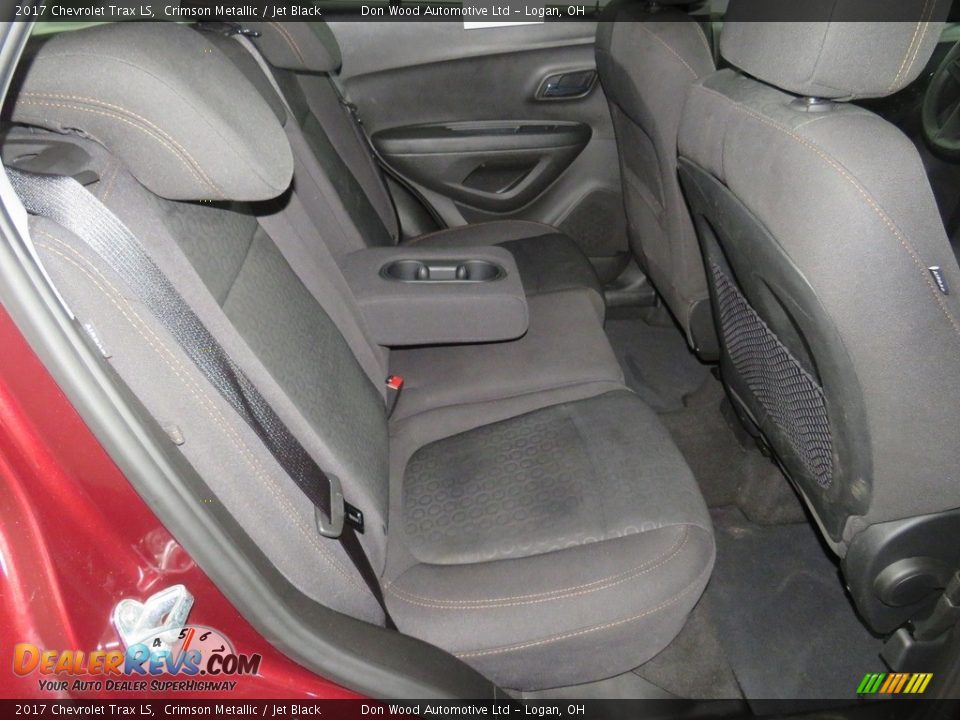 2017 Chevrolet Trax LS Crimson Metallic / Jet Black Photo #36