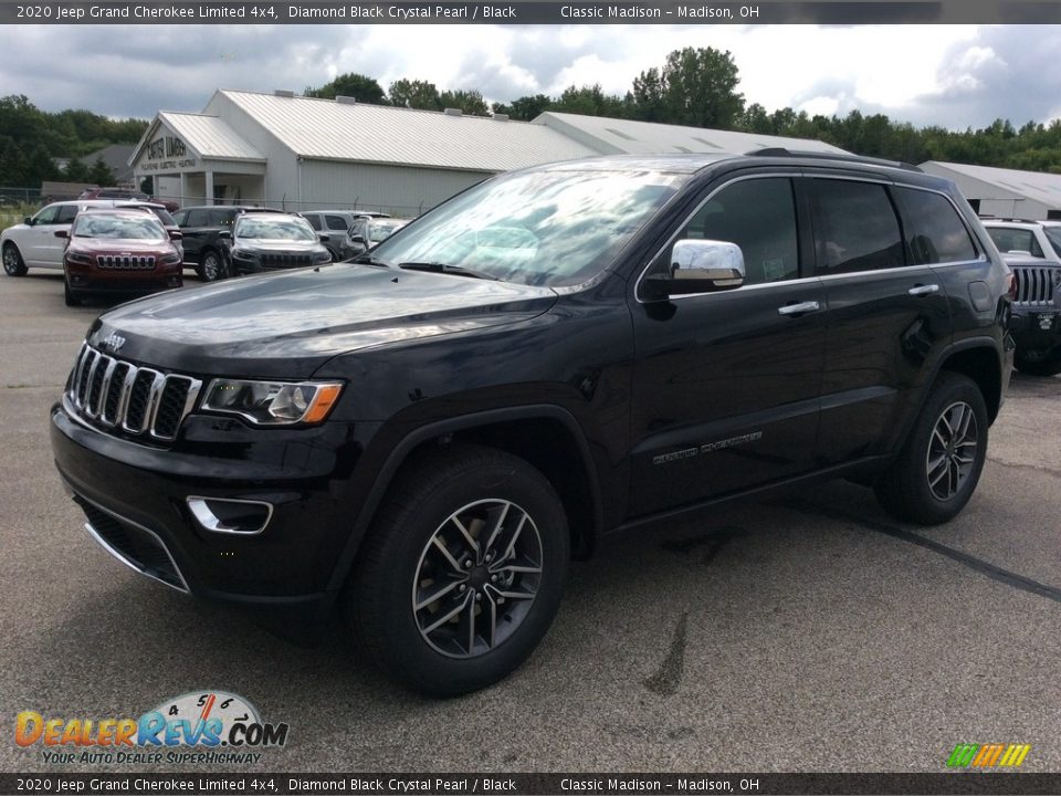2020 Jeep Grand Cherokee Limited 4x4 Diamond Black Crystal Pearl / Black Photo #5