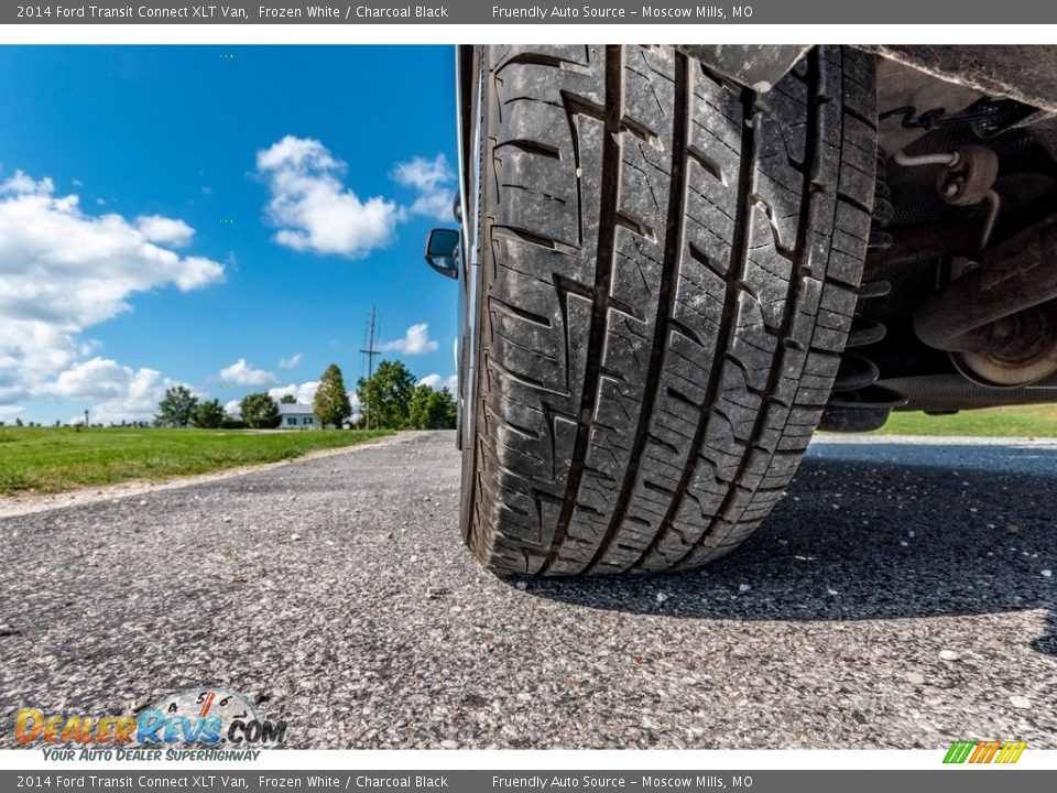 2014 Ford Transit Connect XLT Van Frozen White / Charcoal Black Photo #14