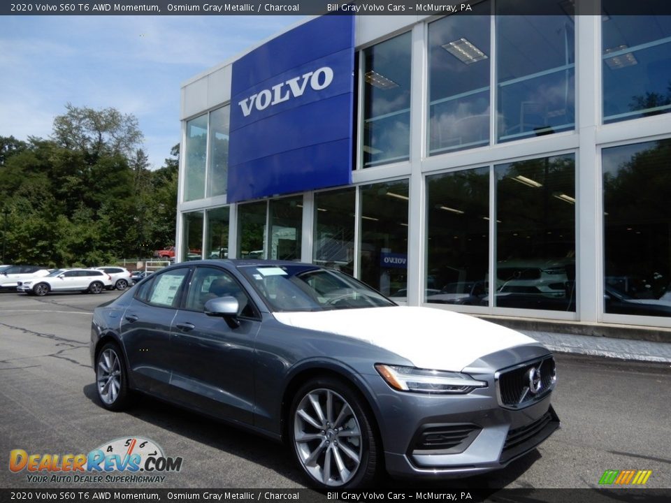 Front 3/4 View of 2020 Volvo S60 T6 AWD Momentum Photo #1