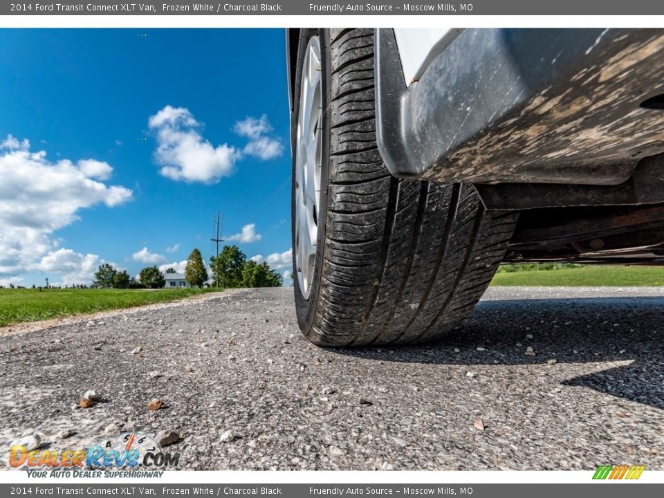 2014 Ford Transit Connect XLT Van Frozen White / Charcoal Black Photo #15