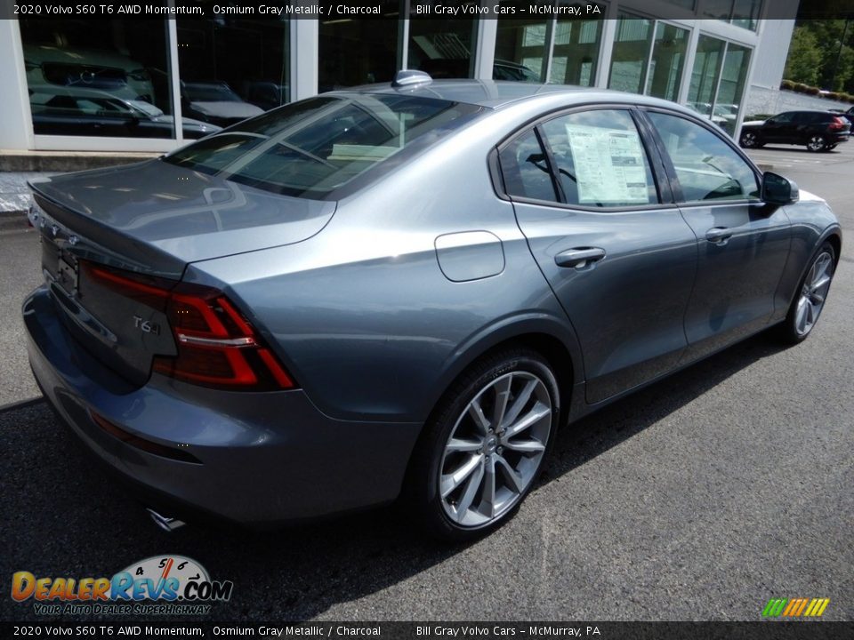 2020 Volvo S60 T6 AWD Momentum Osmium Gray Metallic / Charcoal Photo #2