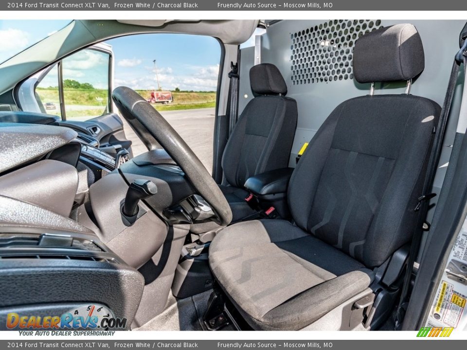 2014 Ford Transit Connect XLT Van Frozen White / Charcoal Black Photo #17