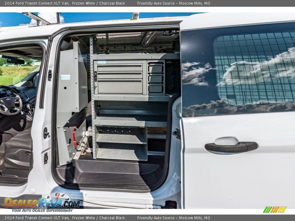 2014 Ford Transit Connect XLT Van Frozen White / Charcoal Black Photo #21