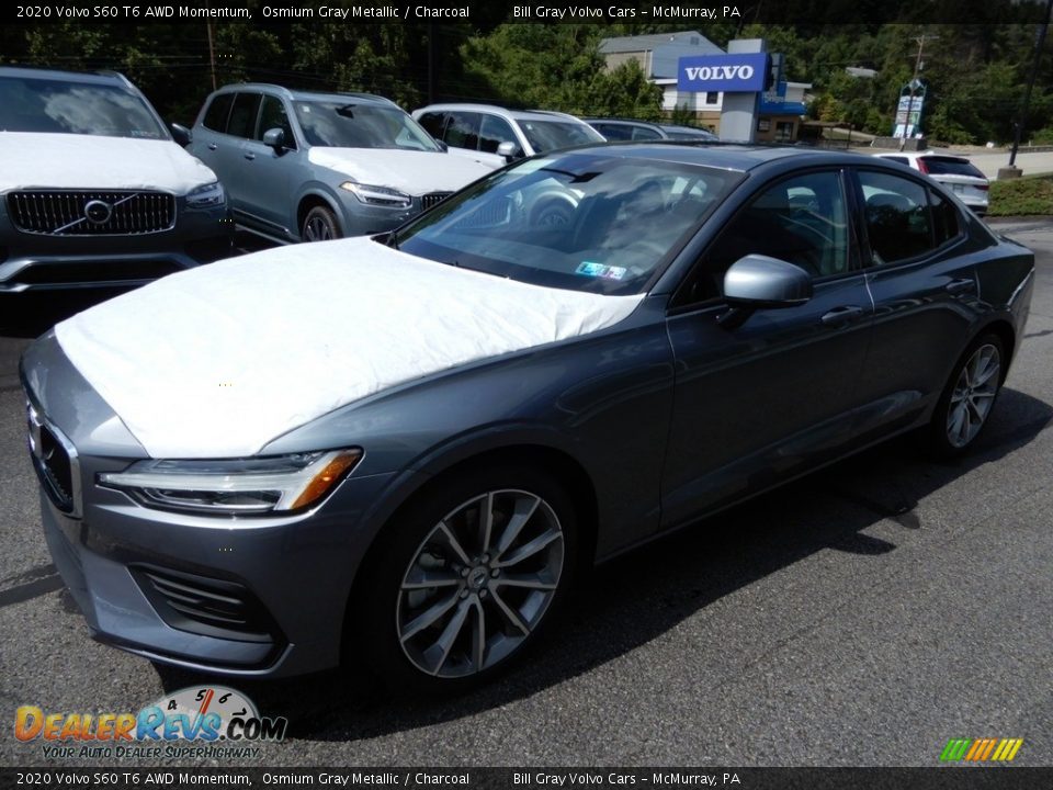 2020 Volvo S60 T6 AWD Momentum Osmium Gray Metallic / Charcoal Photo #5