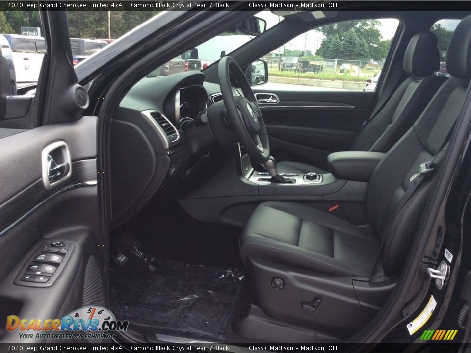 Black Interior - 2020 Jeep Grand Cherokee Limited 4x4 Photo #11