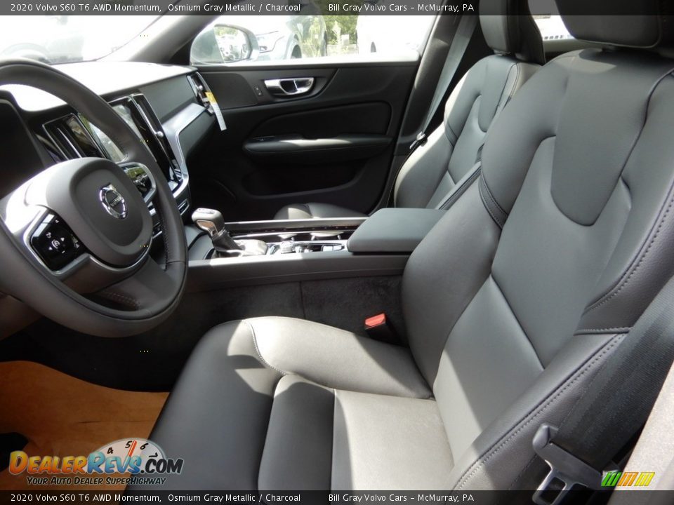 Front Seat of 2020 Volvo S60 T6 AWD Momentum Photo #7