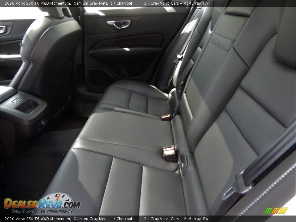 Rear Seat of 2020 Volvo S60 T6 AWD Momentum Photo #8
